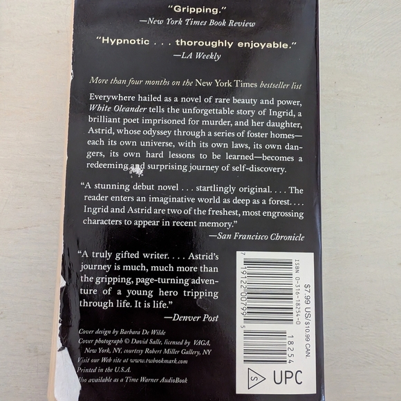 White Oleander by Janet Fitch - Picture 2 of 2